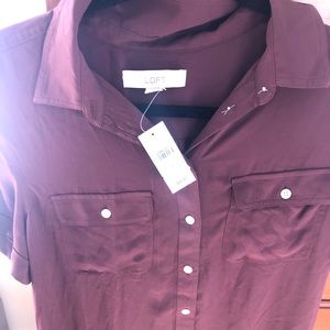 Loft button up blouse